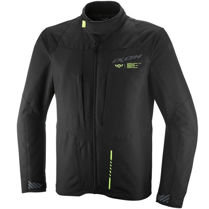 IXON Tyr motorjack zwart-fluogeel