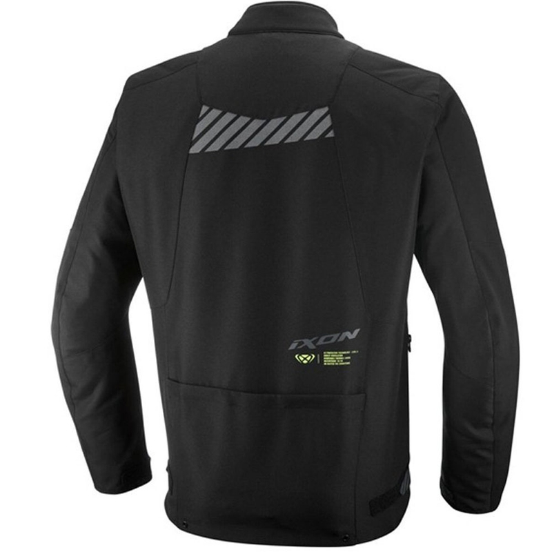 IXON Tyr motorjack zwart-fluogeel