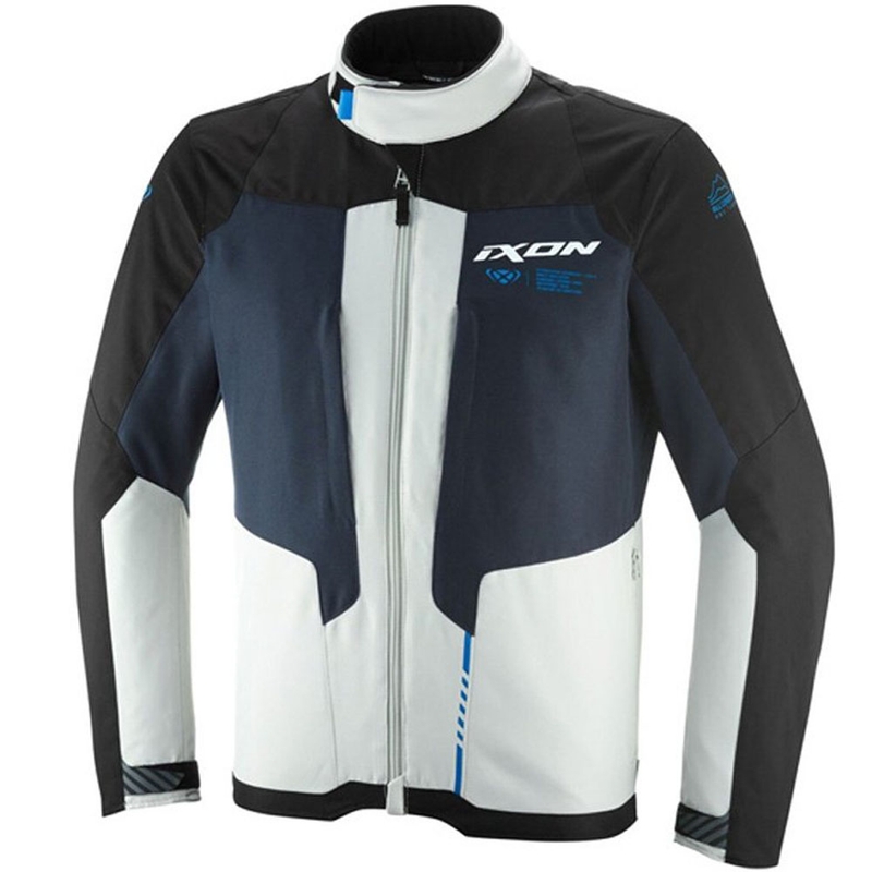 IXON Tyr motorjack donkerblauw-grijs-blauw