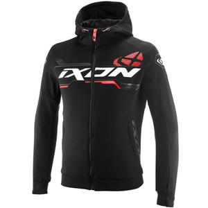 IXON Touchdown Ultra motorsweatshirt zwart-wit-rood