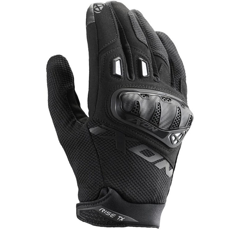 IXON Rise TX motorhandschoenen zwart-wit