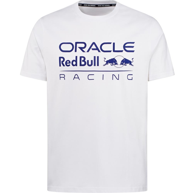 Oracle Red Bull Racing T-shirt in effen wit