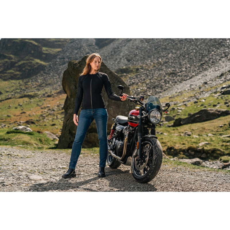 Knox Urbane PRO Mk3 motorjas voor dames, zwart