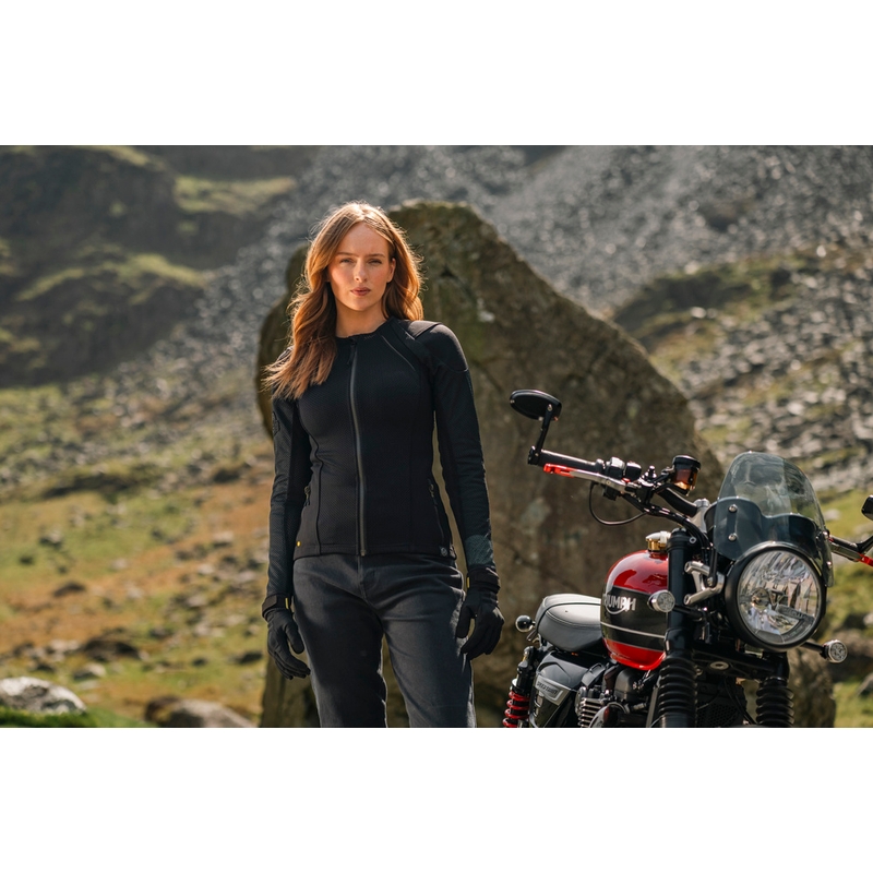 Knox Urbane PRO Mk3 motorjas voor dames, zwart