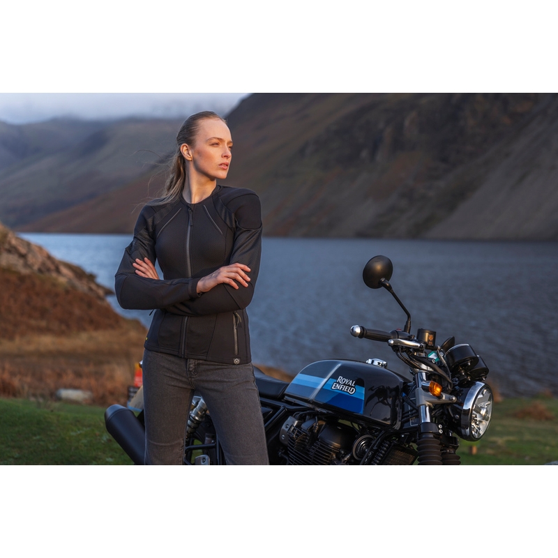 Knox Urbane PRO Mk3 motorjas voor dames, zwart
