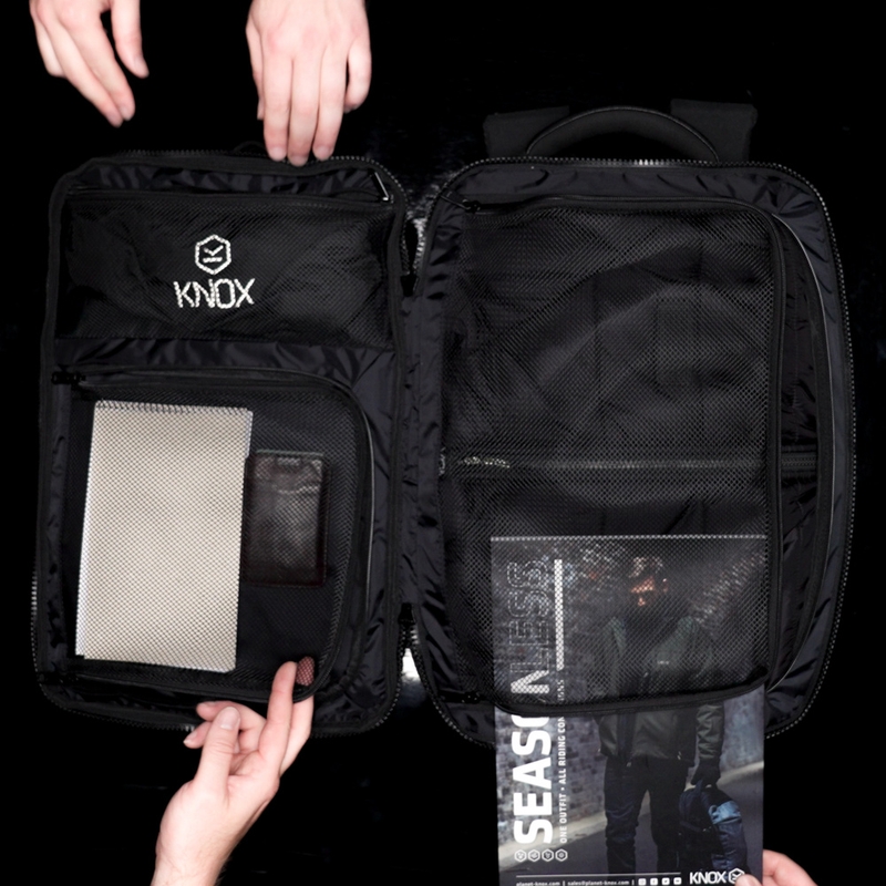 Knox Eda Every Day Adventure Motorrugzak 25 l zwart