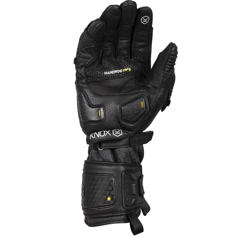 Knox Handroid All Black Mk5 motorhandschoenen zwart