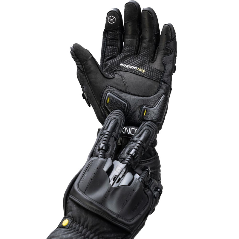 Knox Handroid All Black Mk5 motorhandschoenen zwart