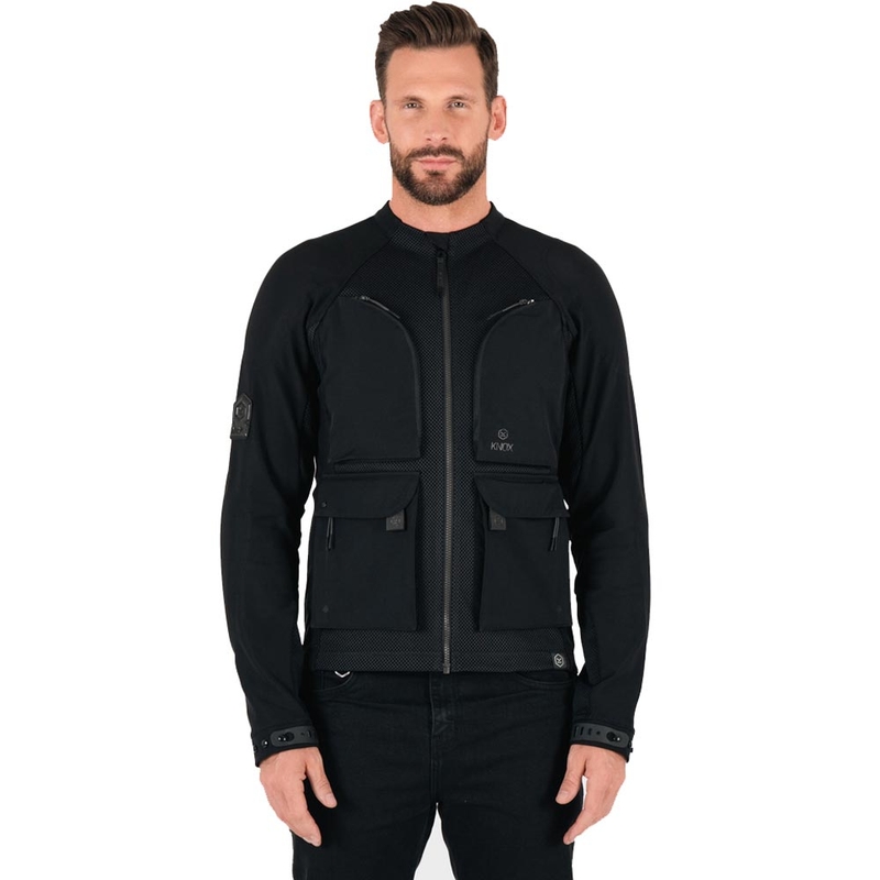 Knox Tor motorjas zwart