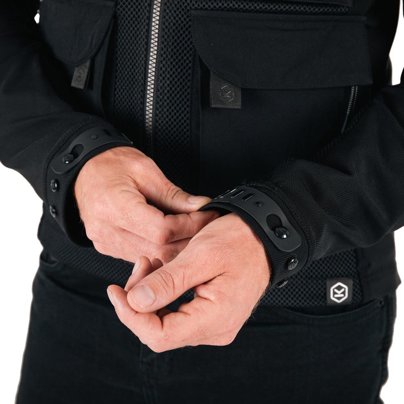 Knox Tor motorjas zwart