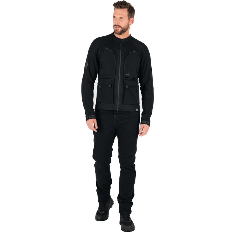 Knox Tor motorjas zwart