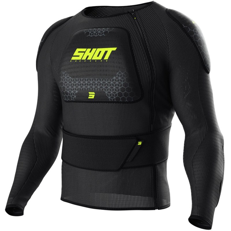 Baby Shot Airlight Lichaamsbeschermer Zwart-Fluo Geel