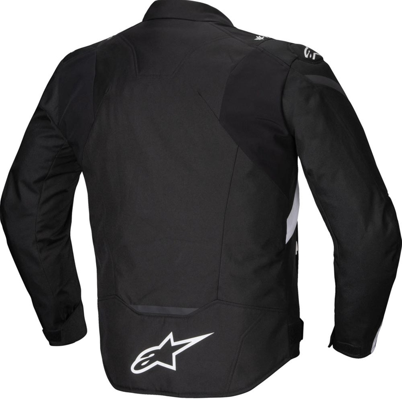 Alpinestars T-JAWS V4 waterdichte motorjas zwart-wit
