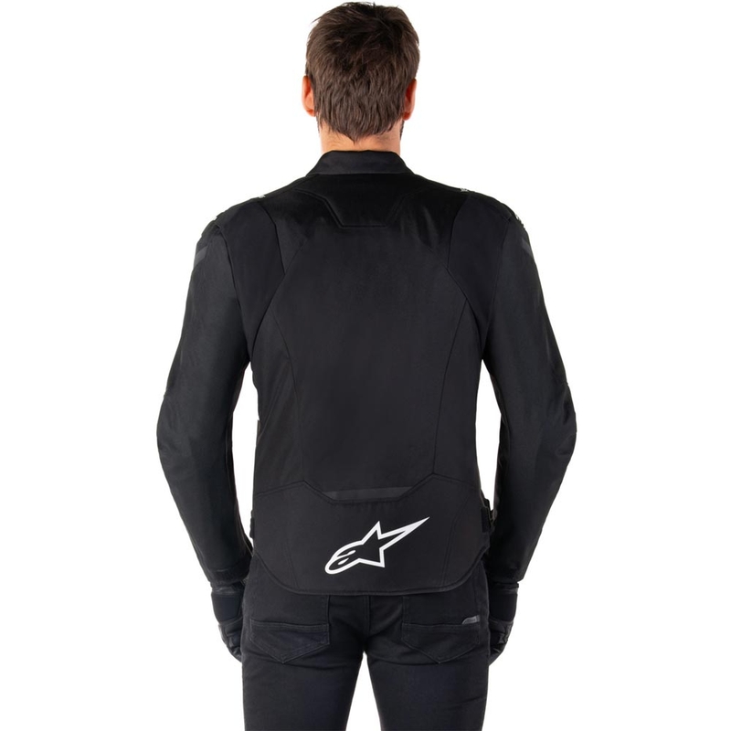 Alpinestars T-JAWS V4 waterdichte motorjas zwart-wit