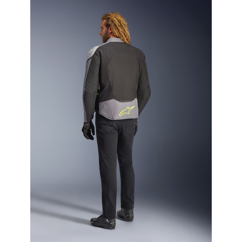 Alpinestars T-JAWS V4 Waterdichte Motorjas Zwart-Lichtgrijs-Grijs