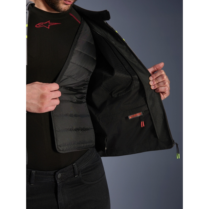 Alpinestars T-JAWS V4 Waterdichte Motorjas Zwart-Lichtgrijs-Grijs