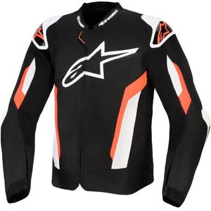 Alpinestars T-GP AIR motorjas zwart-fluorescerend rood