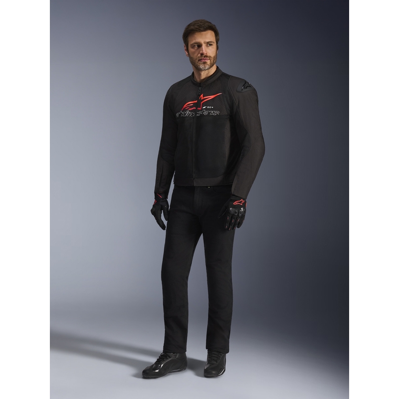 Alpinestars SMX Air motorjas zwart-rood-wit