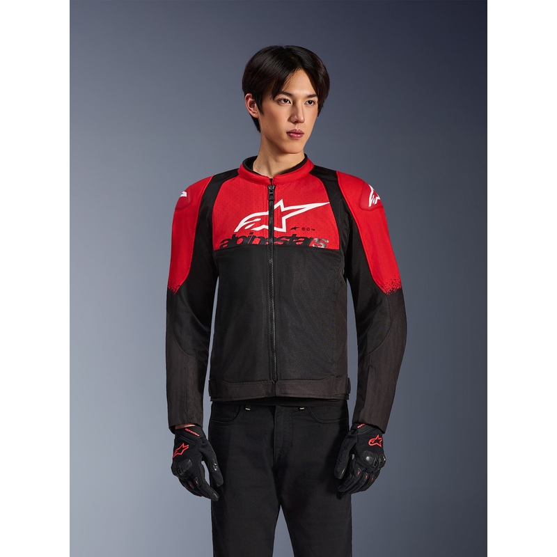 Alpinestars SMX Air motorjas rood-zwart