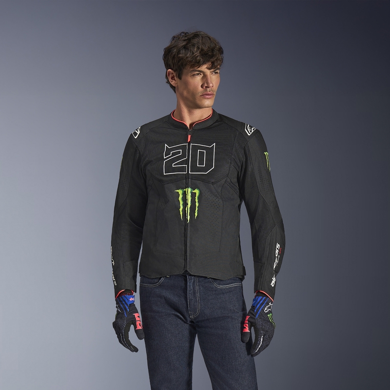 Alpinestars T-SPS Air V2 Monster FQ20 motorjas zwart-wit collectie