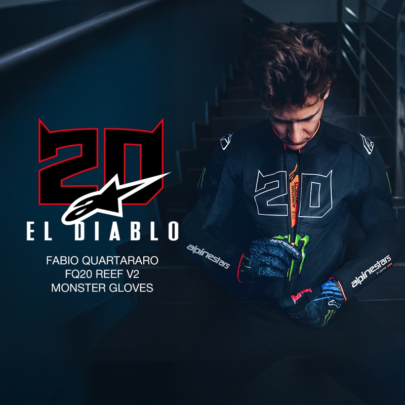 Alpinestars T-SPS Air V2 Monster FQ20 motorjas zwart-wit collectie