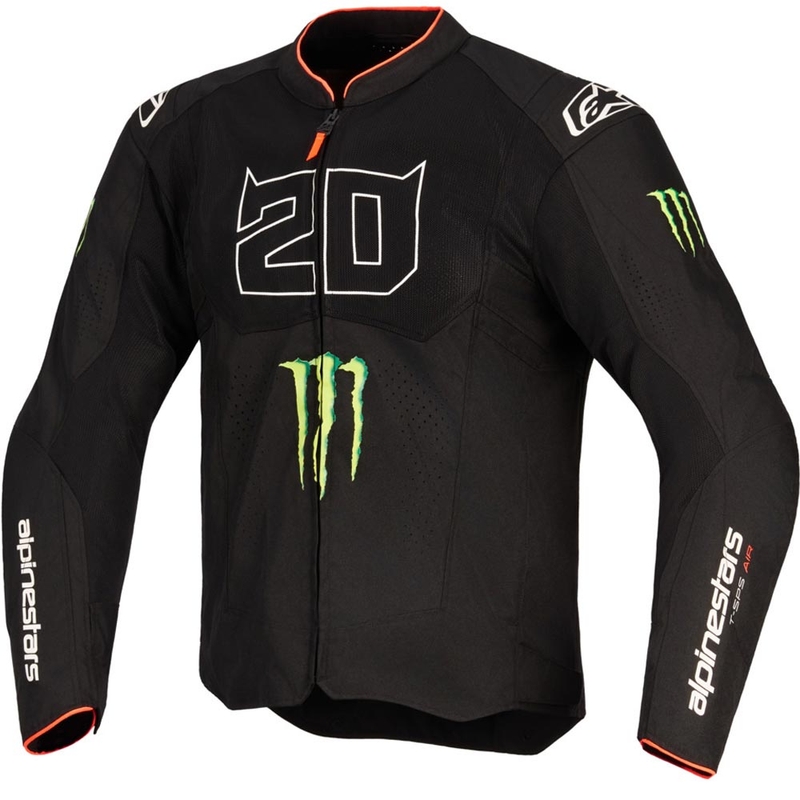 Alpinestars T-SPS Air V2 Monster FQ20 motorjas zwart-wit collectie