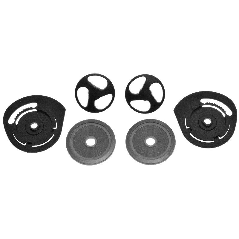 Plexiglas afdekkingen voor Cassida Magnum/Reflex helmen, inclusief intern viziermechanisme.