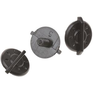 Schroefset voor vizier van Cassida Cross Cup 2 helmen, zwart