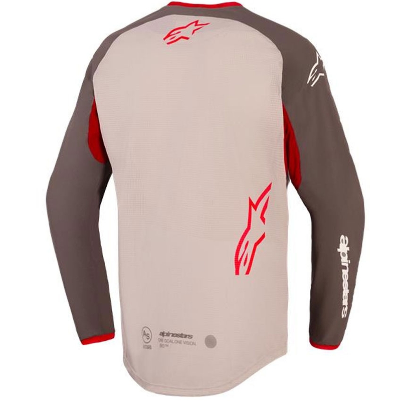 Alpinestars Maxdura Dual motorcrossshirt bruin-oranje