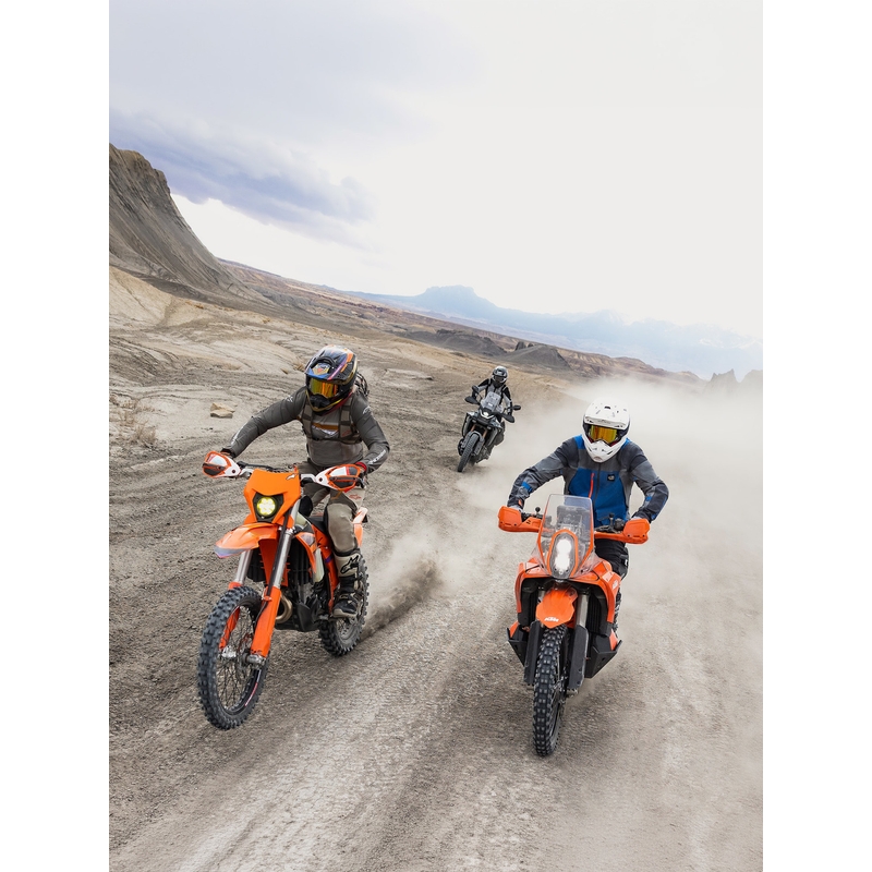 Alpinestars Maxdura Dual motorcrossshirt lichtgrijs-donkergrijs-oranje