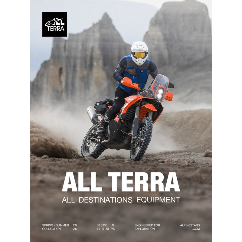 Alpinestars Maxdura Dual motorcrossshirt lichtgrijs-donkergrijs-oranje