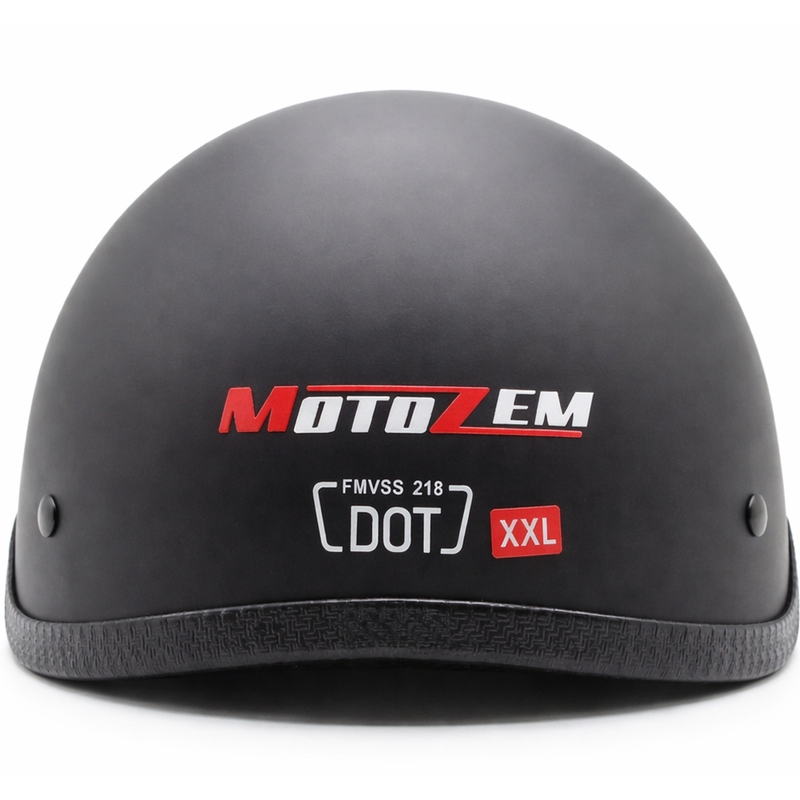 Open helm MotoZem zwart