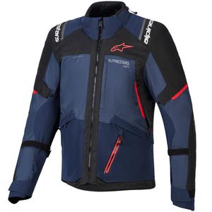 Alpinestars Andes V4 Drystar motorjas donkerblauw-blauw-zwart