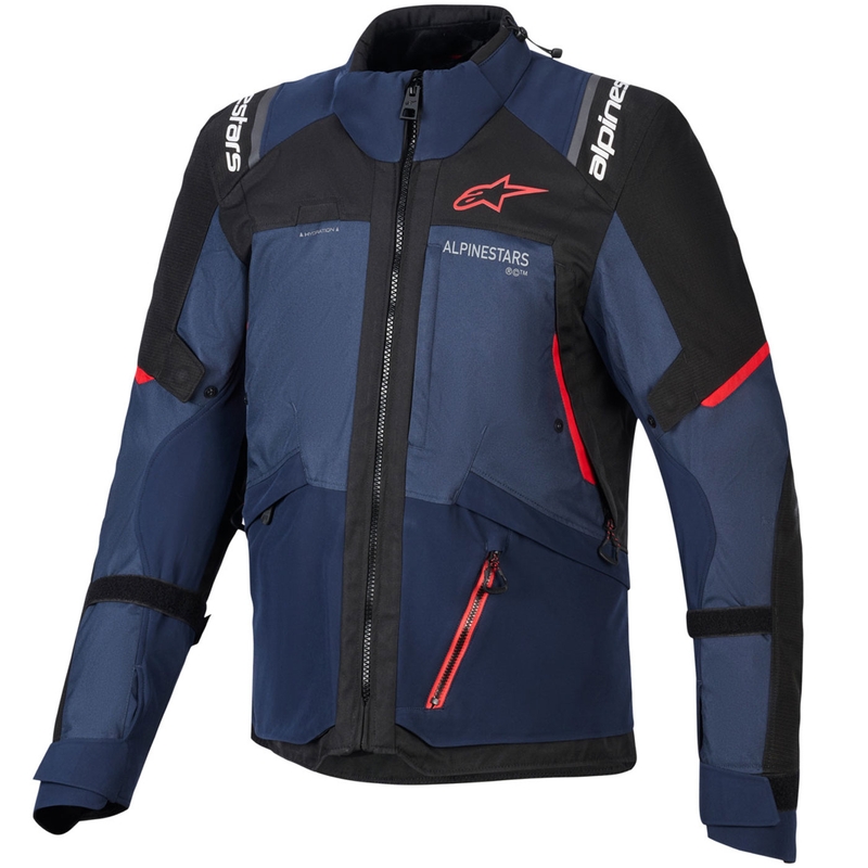Alpinestars Andes V4 Drystar motorjas donkerblauw-blauw-zwart