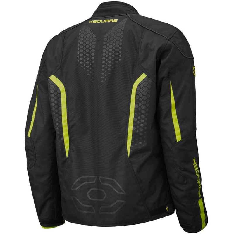 Motorjas 4SQUARE Sportster Dart zwart-fluo geel