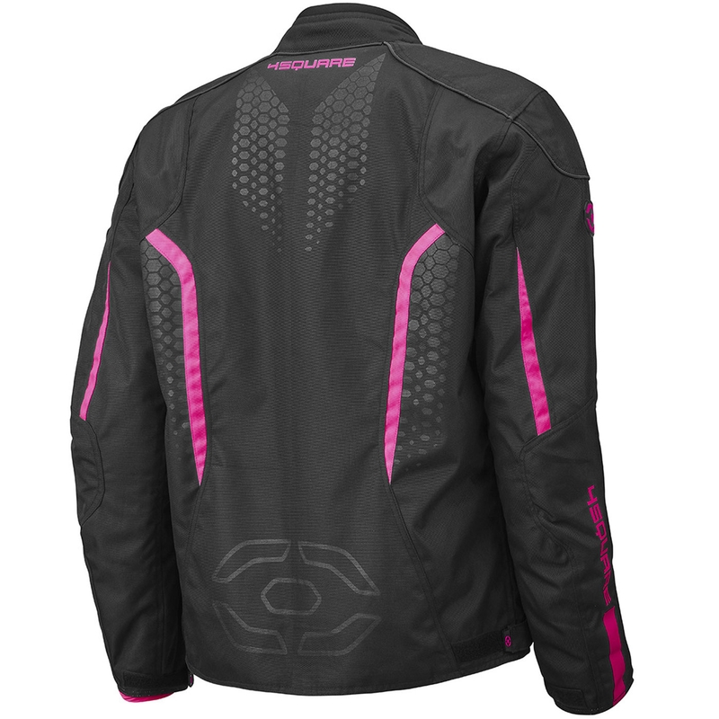 Motorjack voor dames 4SQUARE Sportster Dart zwart-roze