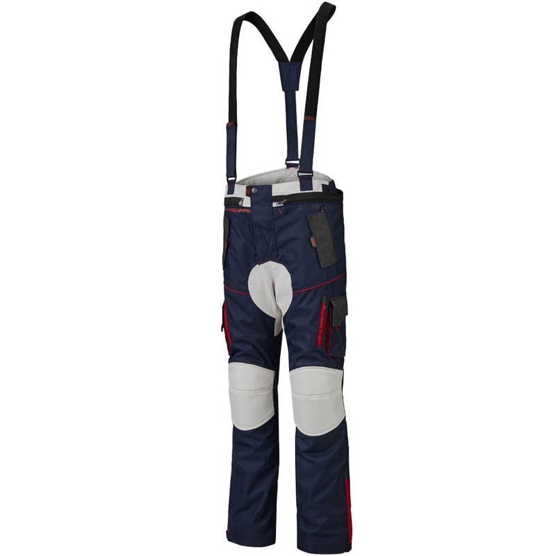 4SQUARE Trailer Craft motorbroek wit-blauw-rood