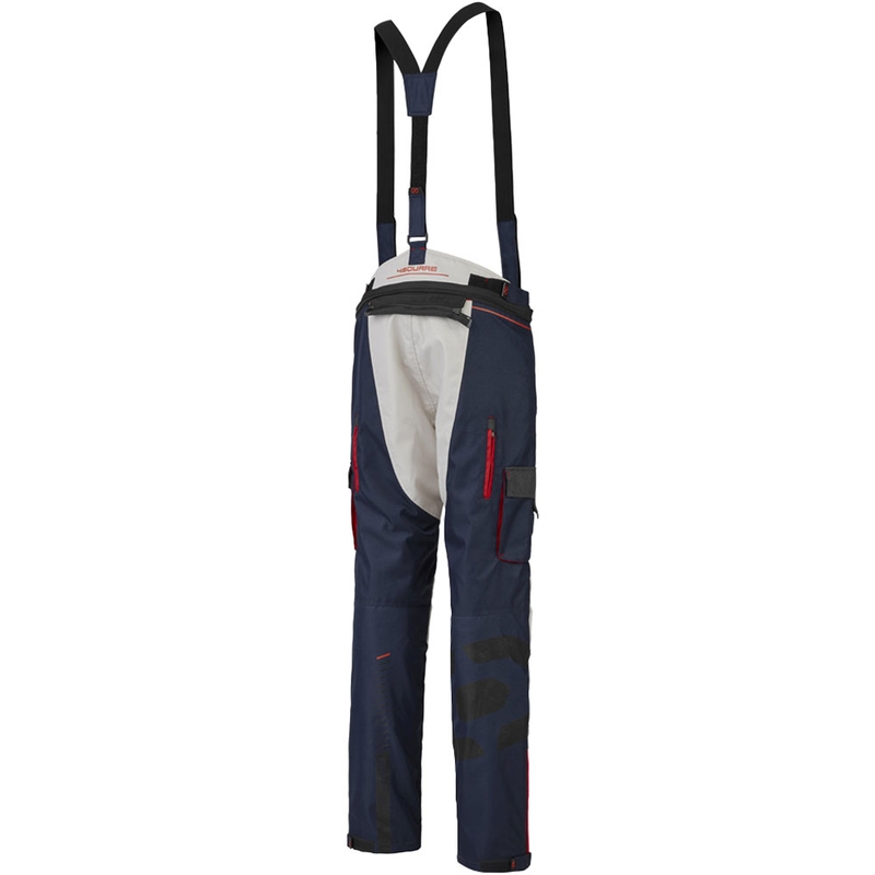 4SQUARE Trailer Craft motorbroek wit-blauw-rood
