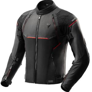 Rebelhorn Swift motorjas zwart-donkergrijs-rood