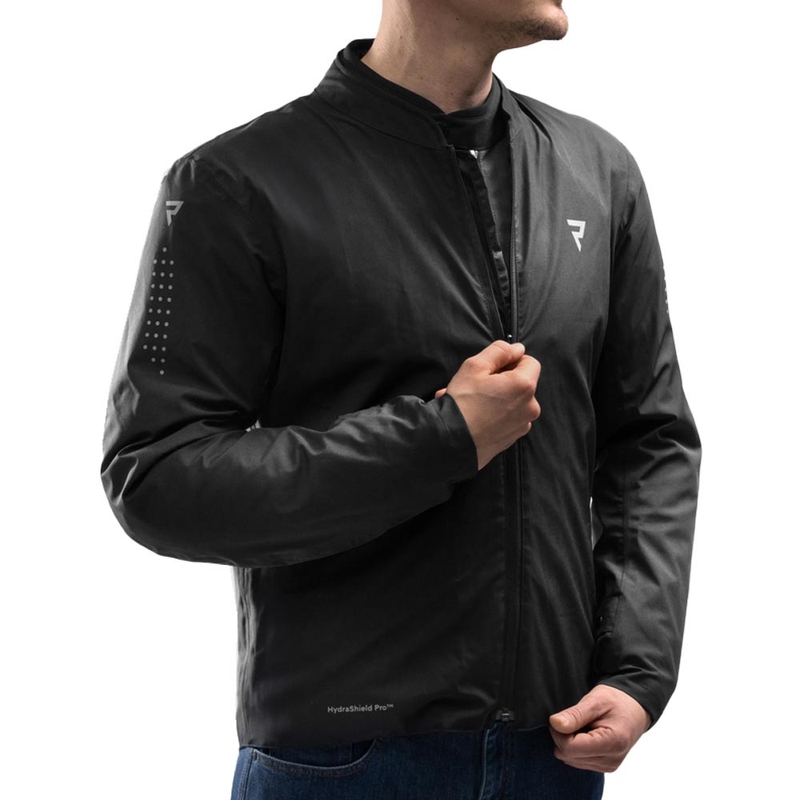 Rebelhorn Swift motorjas zwart-donkergrijs-rood