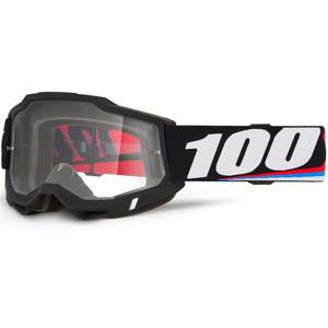 100% ACCURI 2 Magnus motorcrossbril met helder plexiglas