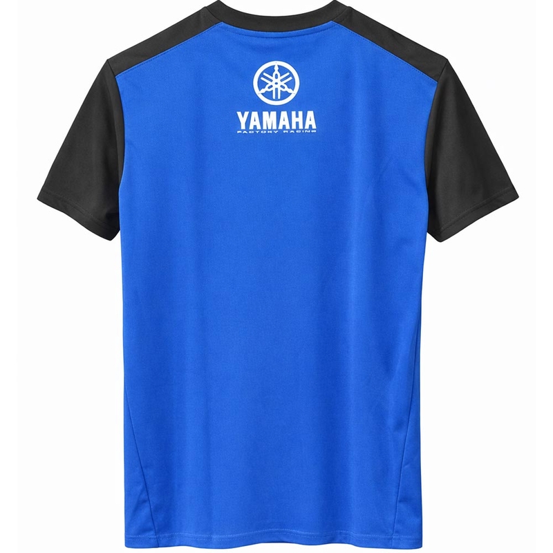 T-shirt Yamaha Wit Tape blauw