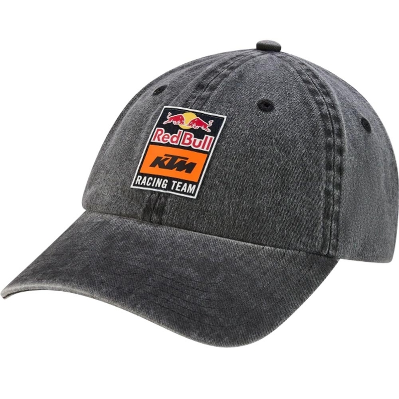 KTM Red Bull Racing motorpet, gewassen zwart