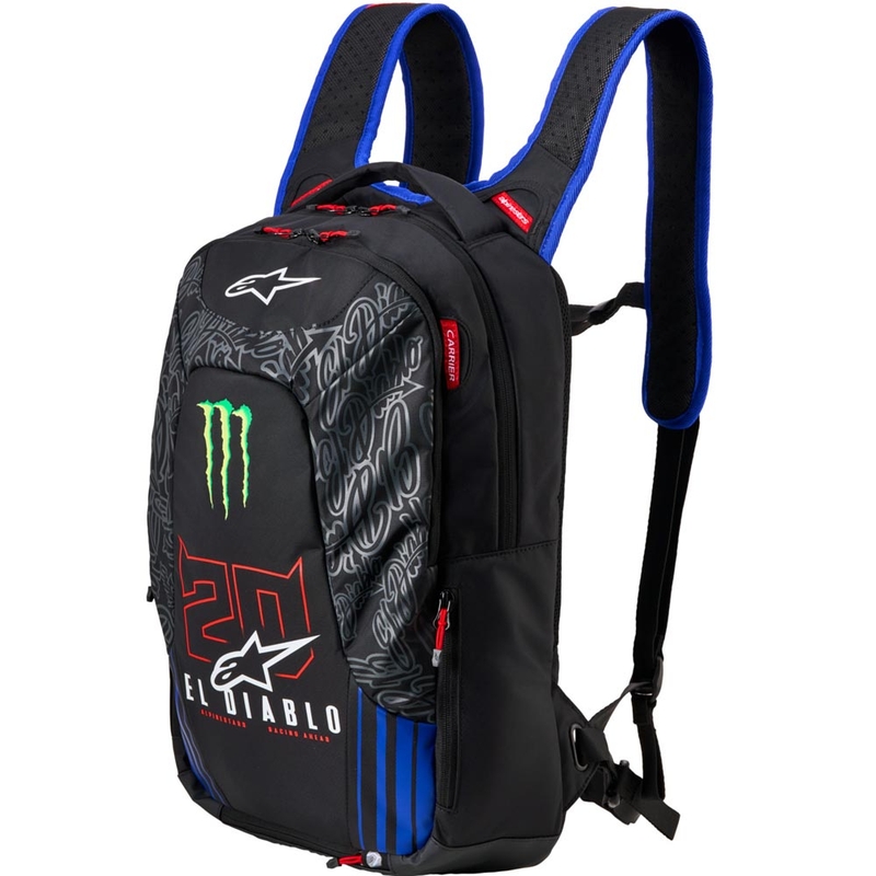 Alpinestars City Hunter V2 FQ20 Monster Collection Rugzak Zwart-Fluor Rood-Blauw-Groen 22 L uitverkoop