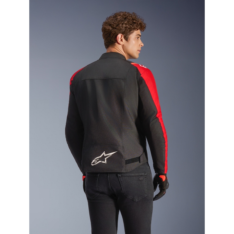 Alpinestars T-SPS 2 waterdichte motorjas rood-zwart-wit