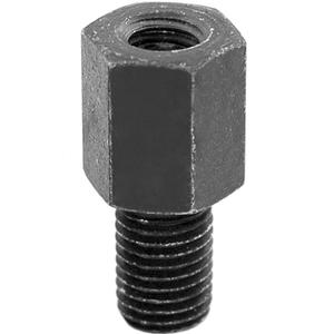 Achteruitkijkspiegel schroefdraadverkleiner (binnendraad M8 rechts/buitendraad M10 rechts) zwart