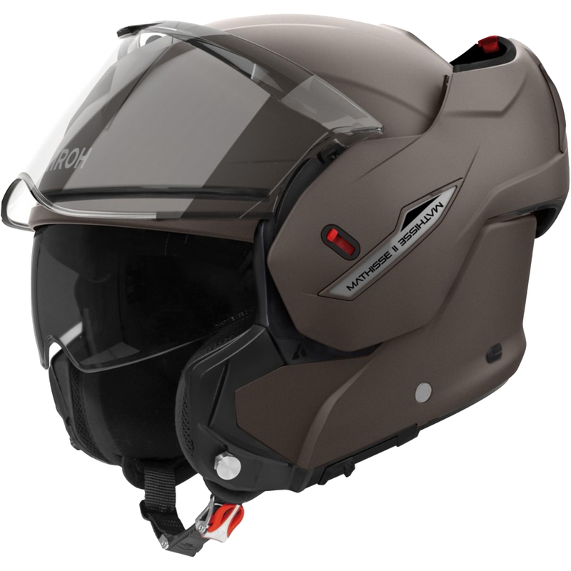 Airoh Mathisse 2 Color flip-up motorhelm, mat brons