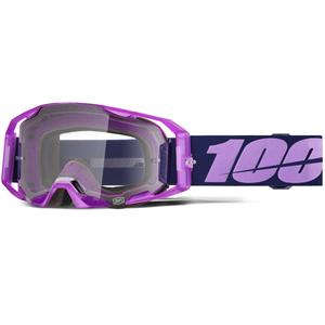 Motocrossbril 100% ARmatic Toyota met helder plexiglas