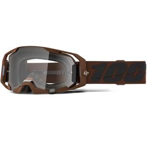 100% ARmatic Salcedo motorcrossbril met helder plexiglas