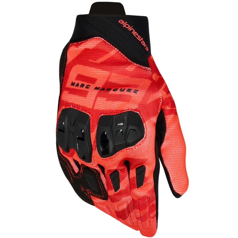 Alpinestars SP X 1 MM93 motorhandschoenen collectie fluo rood-rood-zwart